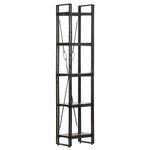 vidaXL Bibliothèque à 5 niveaux 40x30x180 cm Bois de manguier massif