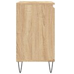 vidaXL Armoire de bain chêne sonoma 58x33x60 cm bois d'ingénierie