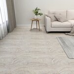 vidaXL Dalles de plancher autoadhésives 55 Pièces PVC 5 11 m² beige