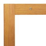 vidaXL Table d'appoint Huile Naturelle 70 x 35 x 35 cm