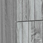 vidaXL Cabinet de chevet avec tiroir Sonoma gris 43 x 41 x 66 5 cm