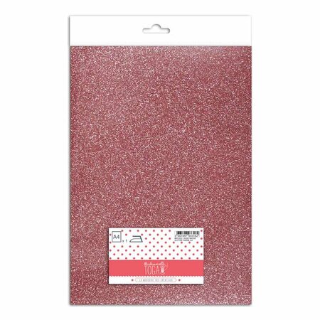 Flex thermocollant à paillettes - Rose nacré - 30 x 21 cm