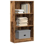 vidaXL Bibliothèque vieux bois 60x24x109 cm bois d'ingénierie