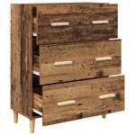 vidaXL Buffet Bois ancien 34 x 69.5 x 90 cm Bois d'ingénierie