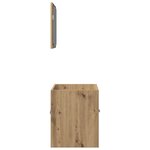vidaXL Ensemble de meubles salle de bain 2 Pièces bois d'ingénierie