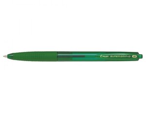 Stylo Bille SUPER GRIP G à Capuchon Pointe Moyenne Vert PILOT