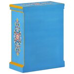 vidaXL Buffet Bois massif de manguier Peinture manuelle turquoise