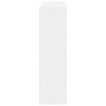 vidaXL Bibliothèque/Cloison de séparation blanc 100x33x115 cm