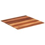 vidaXL Dessus de table bois massif d'acacia 15-16 mm 70x70 cm