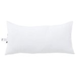 vidaXL Oreiller avec oreiller 2 Pièces Blanc 61 x 41 x 20 cm Polyester