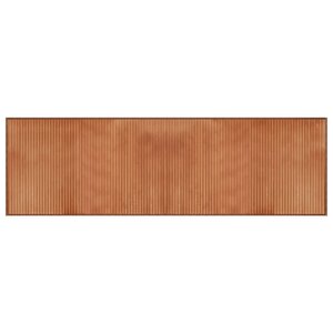 vidaXL Tapis rectangulaire marron 60x200 cm bambou
