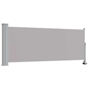 vidaXL Auvent latéral rétractable de patio 100 x 300 cm Gris