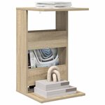vidaXL Table d'appoint Chêne Sonoma 40 x 35 x 60 5 cm