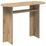 vidaXL Table console Chêne artisanal 100 x 39 5 x 75 cm