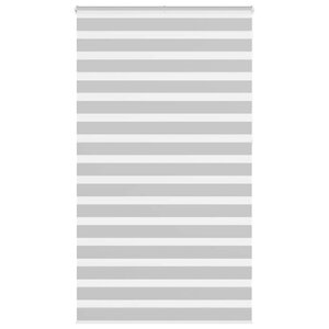 vidaXL Store zèbre gris clair largeur du tissu 120 9 cm polyester