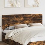 vidaXL Tête de lit Chêne fumé 180 cm Bois d'ingénierie