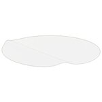vidaXL Protecteur de table mat Ø 80 cm 2 mm PVC