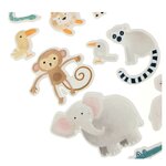 Stickers 3D animaux safari