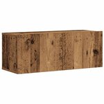 vidaXL Ensemble de meuble TV mural 7 Pièces vieux bois bois d'ingénierie