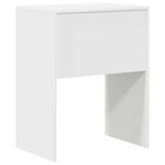 vidaXL Bureau Blanc 60 x 40 x 76 cm Bois d'ingénierie