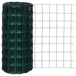 vidaXL Clôture euro Acier 10 x 0 8 m Vert