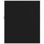 vidaXL Armoire d'évier avec lavabo intégré Noir Aggloméré