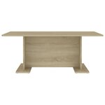 vidaXL Table basse chêne sonoma 103 5x60x40 cm bois d'ingénierie