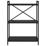 vidaXL Étagère Chêne noir 60 x 30 x 85 cm Bois d'ingénierie