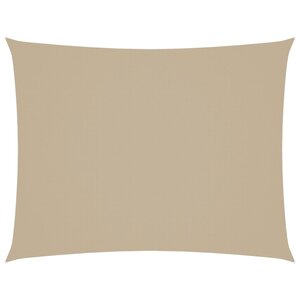 vidaXL Voile de parasol tissu oxford rectangulaire 3x4 m beige