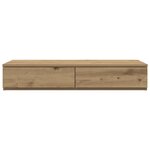Tiroirs de lit vidaXL Artisan en chêne 100x36 5x16 5 cm en bois reconstitué