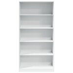 vidaXL Garde-robe Blanc 100x50x200 cm Bois d'ingénierie