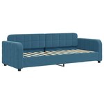 vidaXL Lit de repos bleu 80x200 cm velours