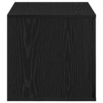 Armoire de rangement vidaXL noire 108x41x40 cm en bois d'ingénierie