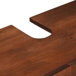 vidaXL Mobilier de salle de bain avec tiroir 4 Pièces 38 x 33 x 160 cm