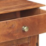 vidaXL Buffet 135x35x75 cm Bois d'acacia solide