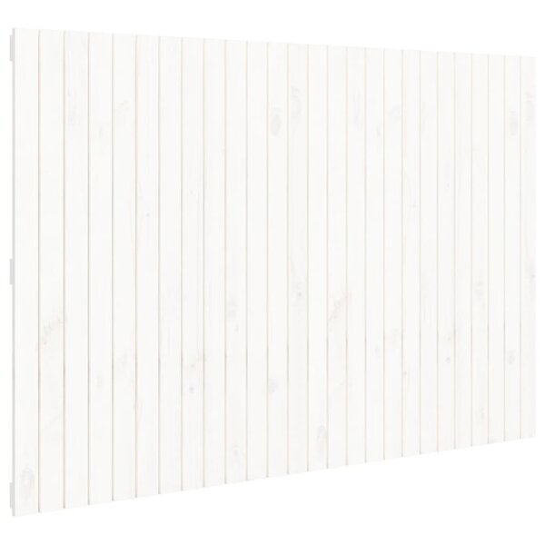 vidaXL Tête de lit murale Blanc 166x3x110 cm Bois massif de pin