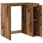 vidaXL Armoire pour machine à laver Bois ancien 87 x 60 x 89 cm