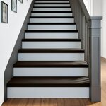 vidaXL Marches d'escalier 2 Pièces marron foncé 90x30x2 cm chêne massif