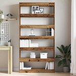 vidaXL Bibliothèque Marron Bois d'ingénierie