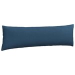 vidaXL Coussins de canapé 2 Pièces Bleu 145 x 40 cm tissu
