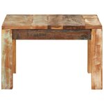 vidaXL Table basse 55x55x35 cm Bois de récupération massif