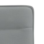vidaXL Chaises à manger lot de 6 gris clair tissu