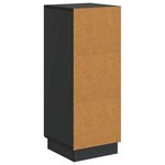 vidaXL Buffet Noir 33 x 34 5 x 87 cm Bois d'ingénierie