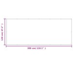 vidaXL Écran de balcon sable 120x300 cm 100  polyester oxford