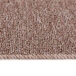 Tapis d'escalier vidaXL avec support en latex Marron clair 25x60 cm