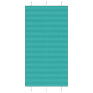 vidaXL Store plissé vert pétrole 110x200cm largeur du tissu 109 4cm