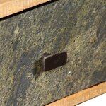 vidaXL Table basse Teck de récupération massif 90x65x40 cm