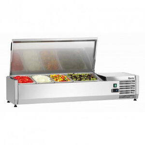 Saladette à Poser Pour Pizzeria - GN 1/3 & GN 1/2 - Bartscher - 1200 mm3 x GN 1/3 + 1 x GN 1/2400
