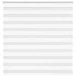 vidaXL Store zèbre blanc 145x150 cm largeur du tissu 140 9cm polyester