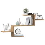 vidaXL Étagère murale chêne artisanal 104x15x49 cm bois d'ingénierie